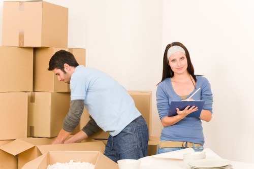 Renovation items safely placed in short-term storage in Loxford