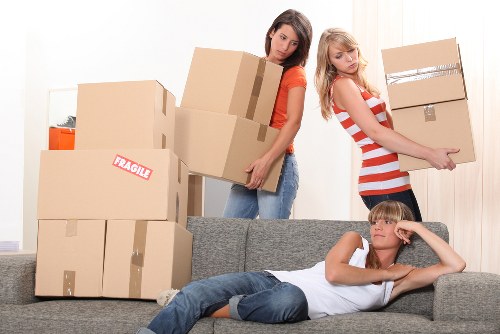 Moving day checklist and organised household items for house removals in Loxford